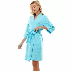 Women's Croft & Barrow® Waffle Texture Robe 9 Women's Croft & Barrow® Waffle Texture Robe -Croft And Barrow Sales Store 2749414 ALT2