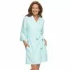 Women's Croft & Barrow® Waffle Texture Robe -Croft And Barrow Sales Store 2749414 Aqua