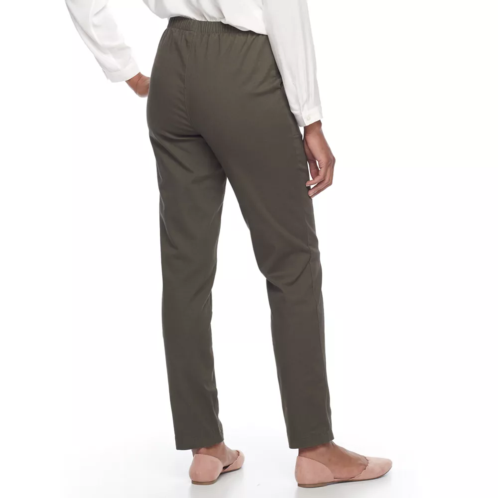 Women's Croft & Barrow® Classic Pull-On Straight Leg Pants 7 Women's Croft & Barrow® Classic Pull-On Straight Leg Pants - Image 5