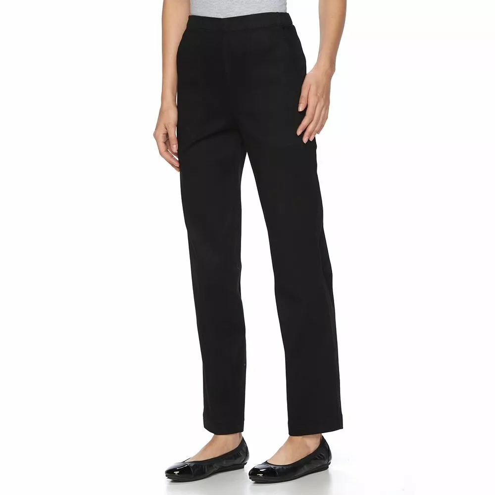 Petite Croft & Barrow® Comfort Waist Pull-On Tapered Pants 3 Petite Croft & Barrow® Comfort Waist Pull-On Tapered Pants