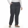 Plus Size Croft & Barrow® Pull-On Tapered-Leg Jeans -Croft And Barrow Sales Store 379623 Dark Gray Denim