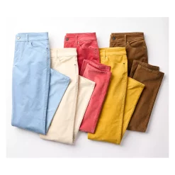 Women's Croft & Barrow® Straight-Leg Corduroy Pants -Croft And Barrow Sales Store 3880395 ALT2