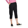 Women's Croft & Barrow® Easy Pull-On Knit Capri Pants -Croft And Barrow Sales Store 3982181 Black