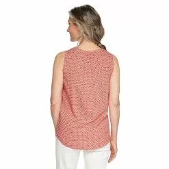 Women's Croft & Barrow® Pintuck Splitneck Sleeveless Top 6 Women's Croft & Barrow® Pintuck Splitneck Sleeveless Top -Croft And Barrow Sales Store 4799269 ALT