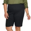 Plus Size Croft & Barrow® Effortless Stretch Bermuda Shorts 2 Plus Size Croft & Barrow® Effortless Stretch Bermuda Shorts -Croft And Barrow Sales Store 5180986 Black