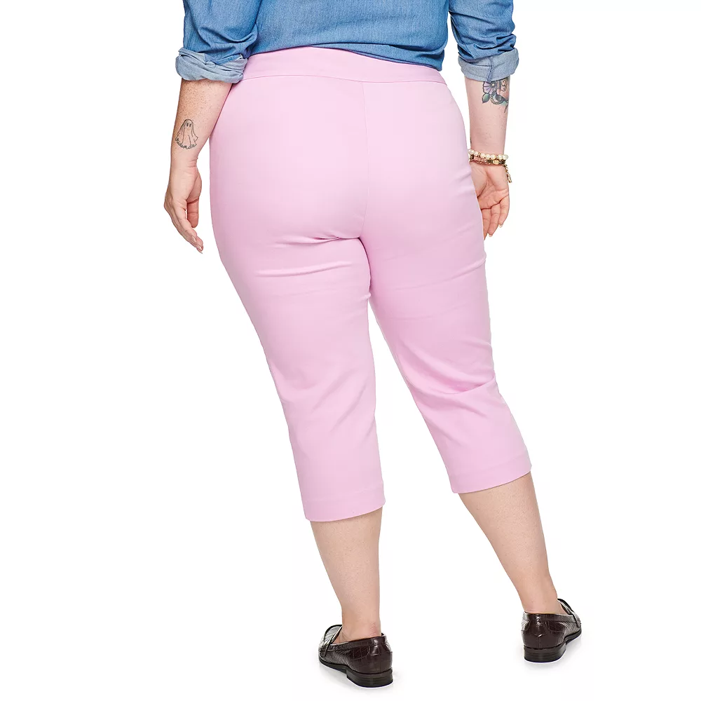 Plus Size Croft & Barrow® Effortless Stretch Capri Pants 4 Plus Size Croft & Barrow® Effortless Stretch Capri Pants - Image 2