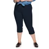 Plus Size Croft & Barrow® Effortless Stretch Capri Pants -Croft And Barrow Sales Store 5181005 Navy