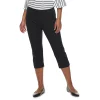 Petite Croft & Barrow® Effortless Stretch Capri Pants 1 Petite Croft & Barrow® Effortless Stretch Capri Pants -Croft And Barrow Sales Store 5188907 Black