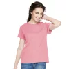 Petite Croft & Barrow® Essential Crewneck Tee -Croft And Barrow Sales Store 5193524 Flamingo Pink