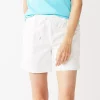Women's Croft & Barrow® Pull-On Utility Shorts