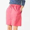 Petite Croft & Barrow® Utility Skirt 2 Petite Croft & Barrow® Utility Skirt -Croft And Barrow Sales Store 5583627 Watermelon