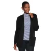 Petite Croft & Barrow® Classic Ribbed Open-Front Cardigan -Croft And Barrow Sales Store 5588506 Black