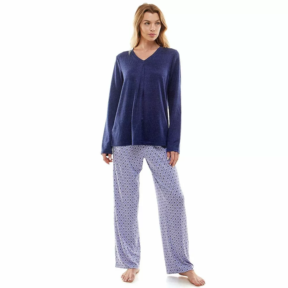 Women's Croft & Barrow® Whisperluxe Long Sleeve Pajama Top 3 Women's Croft & Barrow® Whisperluxe Long Sleeve Pajama Top