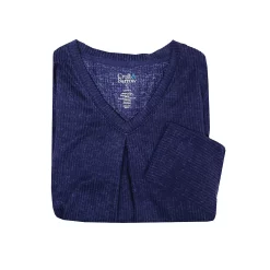 Plus Size Croft & Barrow® Whisperluxe Long Sleeve Pajama Top -Croft And Barrow Sales Store 5597046 ALT3