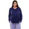 Plus Size Croft & Barrow® Whisperluxe Long Sleeve Pajama Top 2 Plus Size Croft & Barrow® Whisperluxe Long Sleeve Pajama Top -Croft And Barrow Sales Store 5597046 Heather Navy