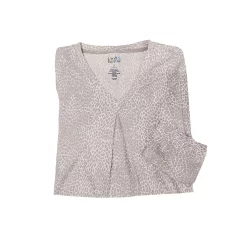 Women's Croft & Barrow® Whisperluxe Long Sleeve Sleepshirt -Croft And Barrow Sales Store 5597048 ALT3