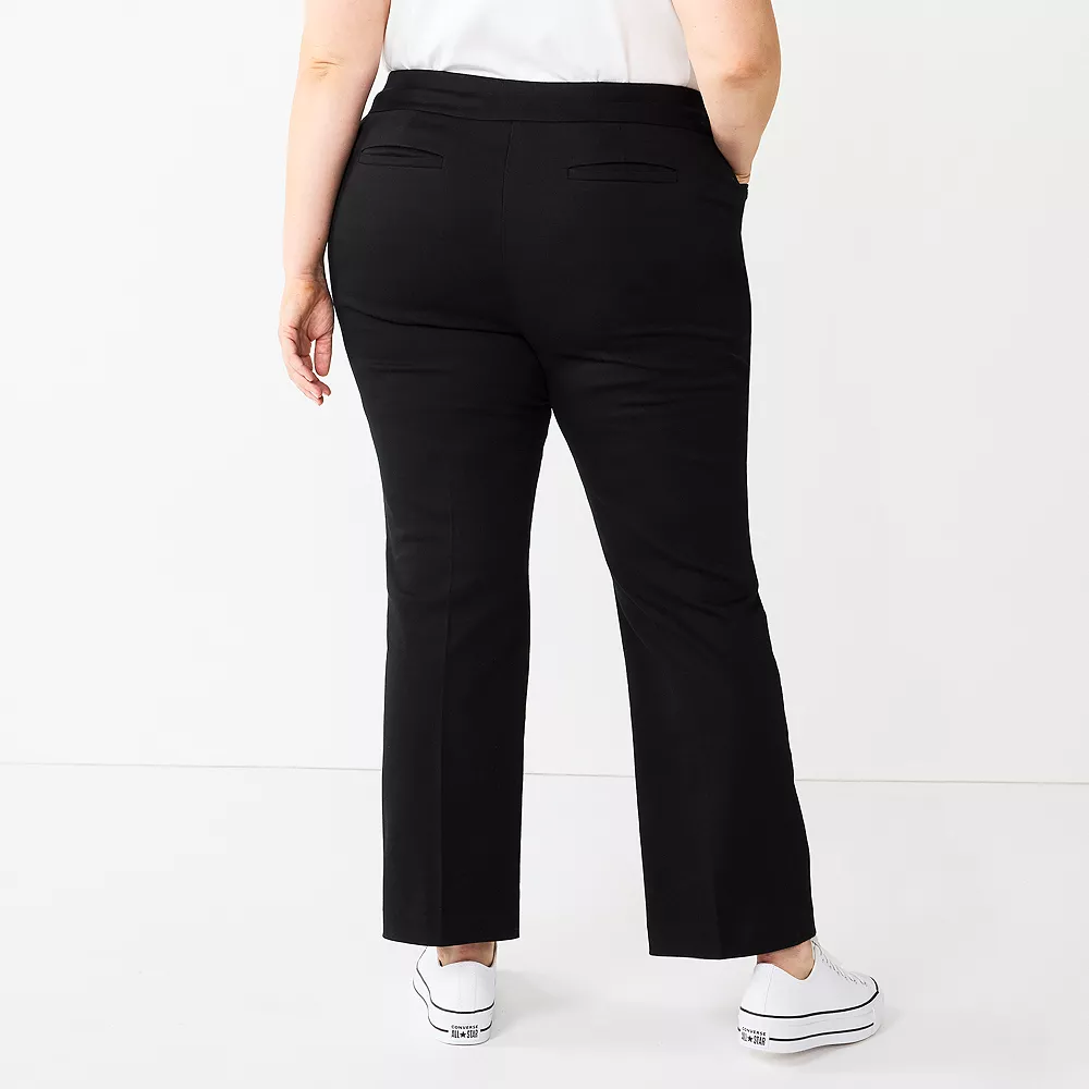 Plus Size Croft & Barrow® Effortless Stretch Pull-On Bootcut Pants 4 Plus Size Croft & Barrow® Effortless Stretch Pull-On Bootcut Pants - Image 2