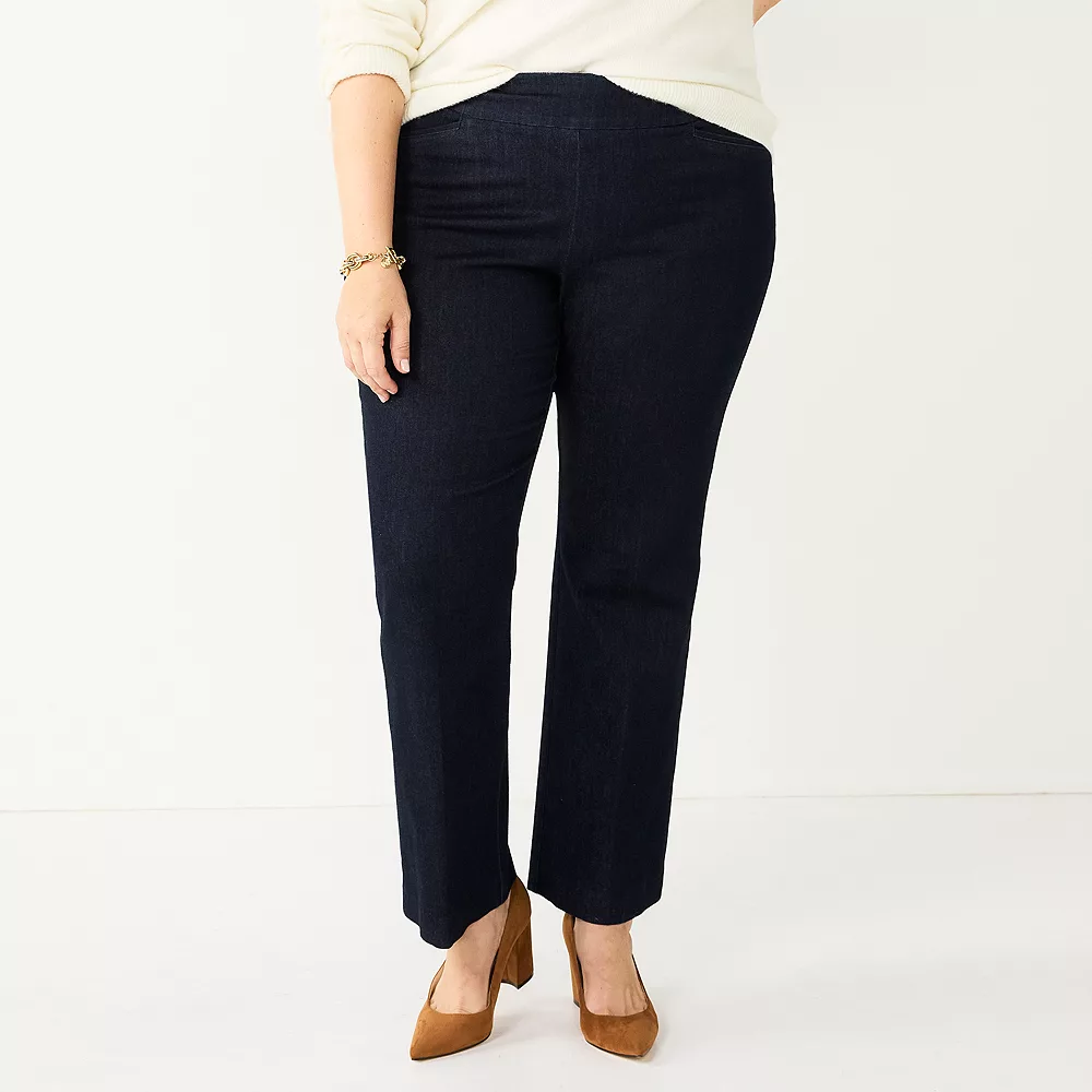 Plus Size Croft & Barrow® Effortless Stretch Pull-On Bootcut Pants 3 Plus Size Croft & Barrow® Effortless Stretch Pull-On Bootcut Pants