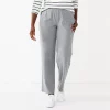 Women's Croft & Barrow® Knit Straight-Leg Pants