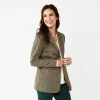Women's Croft & Barrow® Comfort Stretch Blazer -Croft And Barrow Sales Store 5667838 Brown Herringbone