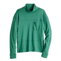 Women's Croft & Barrow® Mockneck Sweatshirt 7 Women's Croft & Barrow® Mockneck Sweatshirt -Croft And Barrow Sales Store 5685918 ALT5