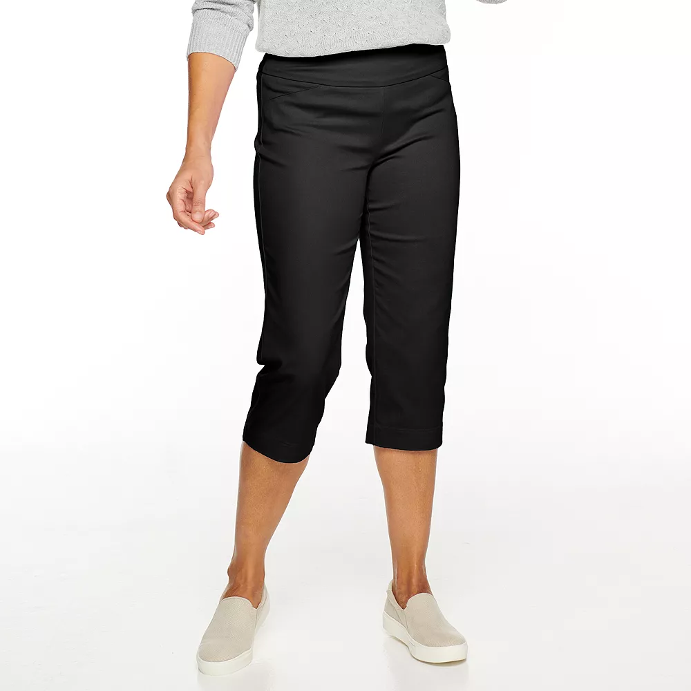 Petite Croft & Barrow® Effortless Stretch Mid-Rise Capri Pants 3 Petite Croft & Barrow® Effortless Stretch Mid-Rise Capri Pants