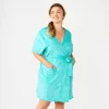 Plus Size Croft & Barrow® Short Sleeve Terry Wrap Robe 1 Plus Size Croft & Barrow® Short Sleeve Terry Wrap Robe -Croft And Barrow Sales Store 5796060 Aqua Shore