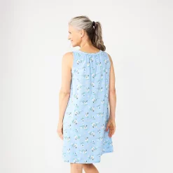 Women's Croft & Barrow® Sleeveless Cotton Nightgown -Croft And Barrow Sales Store 5851218 ALT