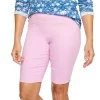 Women's Croft & Barrow® Effortless Stretch Bermuda Shorts 1 Women's Croft & Barrow® Effortless Stretch Bermuda Shorts -Croft And Barrow Sales Store 5863728 Lilac