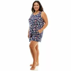 Women's Croft & Barrow® Luxe Pajama Tank & Pajama Shorts Sleep Set -Croft And Barrow Sales Store 5881863 ALT2