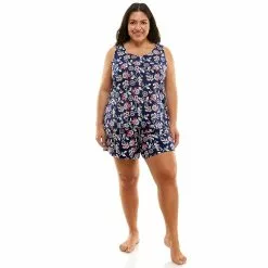 Women's Croft & Barrow® Luxe Pajama Tank & Pajama Shorts Sleep Set