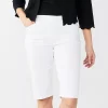 Women's Croft & Barrow® Effortless Stretch Skimmer Shorts 1 Women's Croft & Barrow® Effortless Stretch Skimmer Shorts -Croft And Barrow Sales Store 5929121 White
